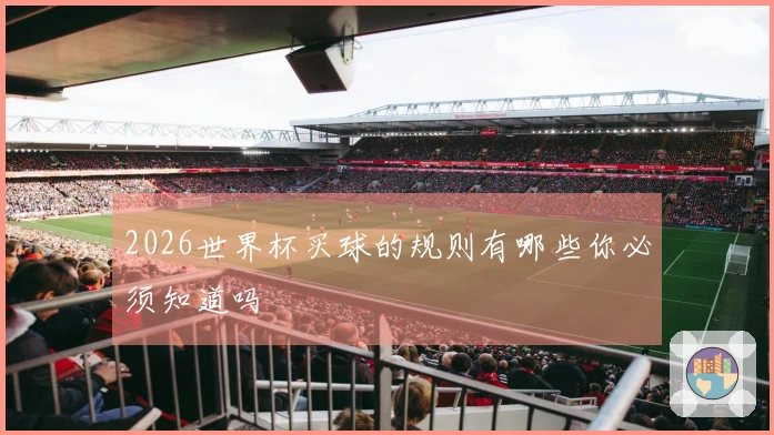 2026世界杯买球的规则有哪些你必须知道吗