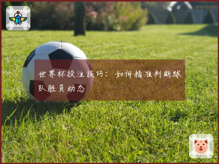 世界杯投注技巧：如何精准判断球队胜负动态