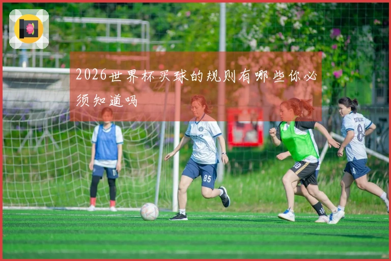 2026世界杯买球的规则有哪些你必须知道吗